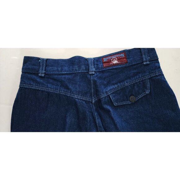 Vintage Rocky Mountain Clothing Western Style Dark Blue Jeans - Picture 7 of 9